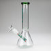 AQUA | 10" Beaker glass water bong with silicone cap [AQUA200] Glass Bong Canadian Distributor