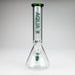 AQUA | 10" Beaker glass water bong with silicone cap [AQUA200] Glass Bong Canadian Distributor