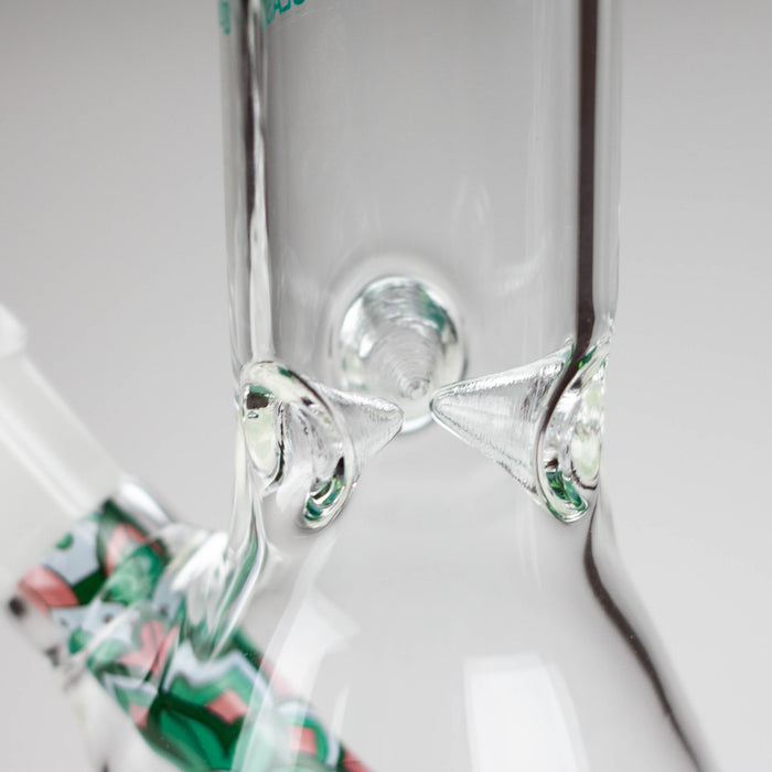 AQUA | 10" Beaker glass water bong with silicone cap [AQUA200] Glass Bong Canadian Distributor