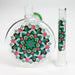 AQUA | 10" Beaker glass water bong with silicone cap [AQUA200] Glass Bong Canadian Distributor