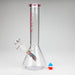 AQUA | 10" Beaker glass water bong with silicone cap [AQUA200] Glass Bong Canadian Distributor Pink