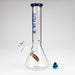 AQUA | 10" Beaker glass water bong with silicone cap [AQUA200] Glass Bong Canadian Distributor Blue