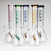 AQUA | 10" Round glass water bong with silicone cap [AQUA201] Glass Bong Canadian Distributor