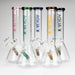 AQUA | 10" Beaker glass water bong with silicone cap [AQUA200] Glass Bong Canadian Distributor