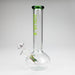 AQUA | 10" Round glass water bong with silicone cap [AQUA201] Glass Bong Canadian Distributor