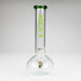AQUA | 10" Round glass water bong with silicone cap [AQUA201] Glass Bong Canadian Distributor