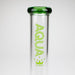 AQUA | 10" Round glass water bong with silicone cap [AQUA201] Glass Bong Canadian Distributor