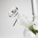 AQUA | 10" Round glass water bong with silicone cap [AQUA201] Glass Bong Canadian Distributor