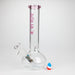 AQUA | 10" Round glass water bong with silicone cap [AQUA201] Glass Bong Canadian Distributor Pink