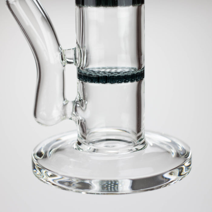Aqua | 10″ Glass Bong Collection with Bowl & Banger – Assorted (B1) – Box of 12 Glass Rig Canadian Distributor