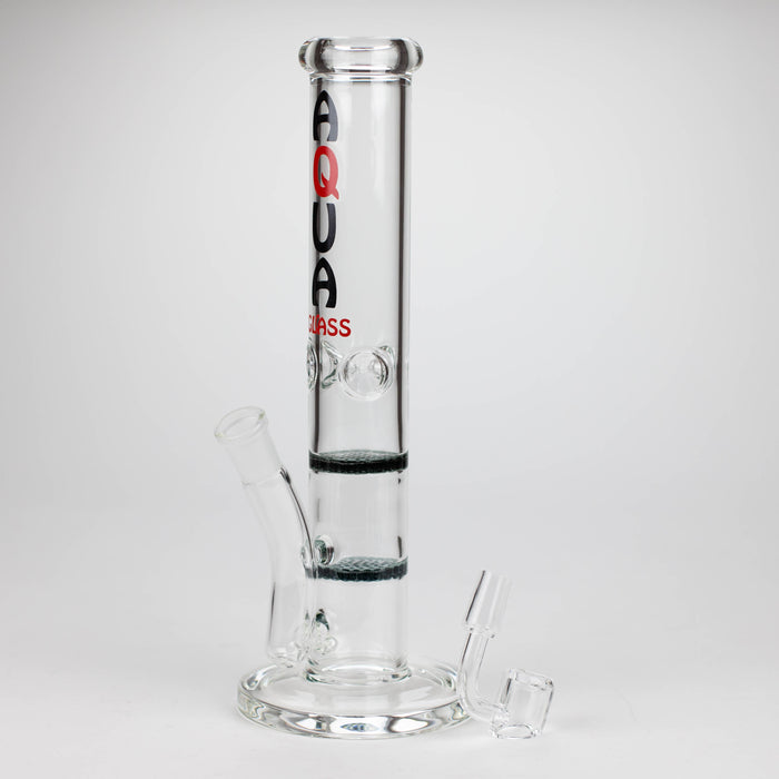 Aqua | 10″ Glass Bong Collection with Bowl & Banger – Assorted (B1) – Box of 12 Glass Rig Canadian Distributor