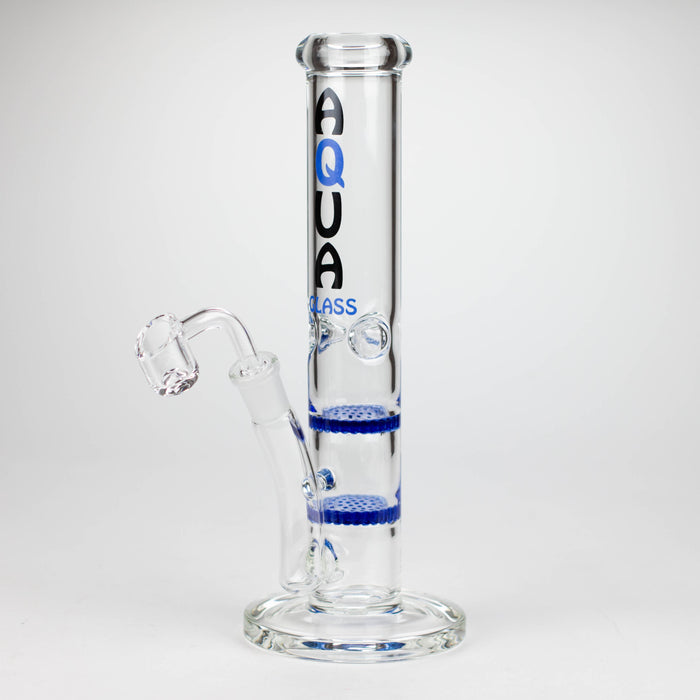 Aqua | 10″ Glass Bong Collection with Bowl & Banger – Assorted (B1) – Box of 12 Glass Rig Canadian Distributor