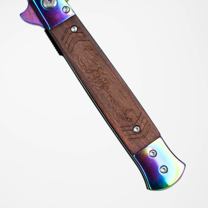 Snake Eye | 8-3/4" Wood Handle Folding pocket Knife [PK-962] Folding Knife BB Canada