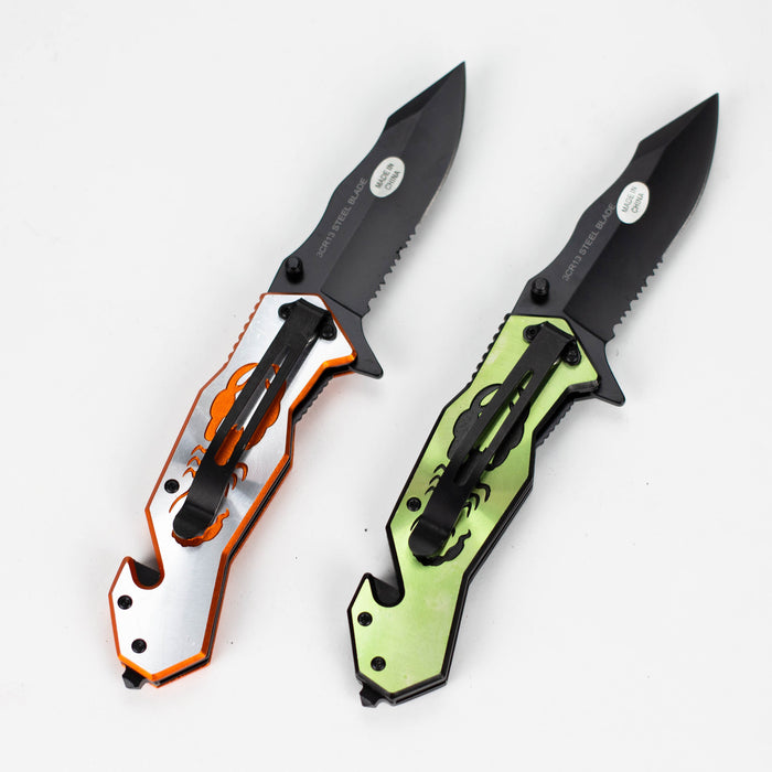Snake Eye | Outdoor rescue Scorpion hunting knife [SE-901] Folding Knife BB Canada