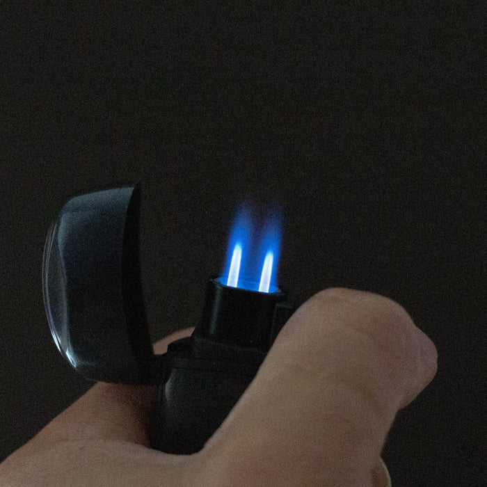 StriKo | Dual flame Refillable Torch lighter Display of 20 Lighters BB Canada