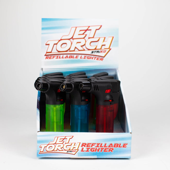 StriKo | Single Jet Torch Ligher Display of 12 [LT-UB-209] Torch BB Canada