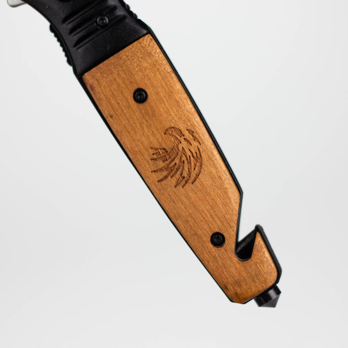 Outdoor rescue hunting knife w/ Belt Clip [PK-846EA] Folding Knife BB Canada