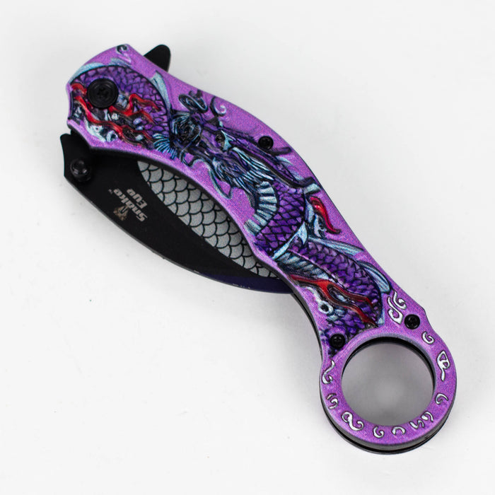 Snake Eye | 10" Pocket Knife [SE-5326-PR] Folding Knife BB Canada