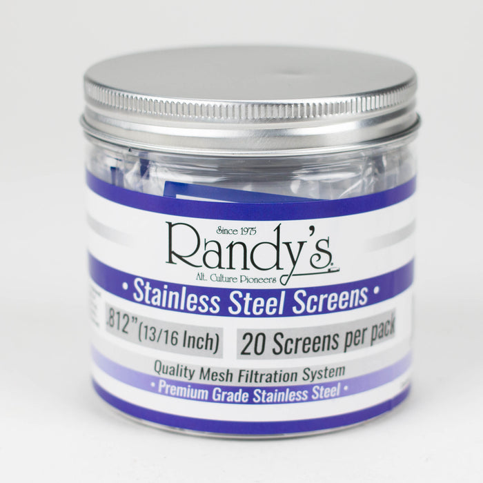Randy's | Stainless Steel Screen Jar of 36