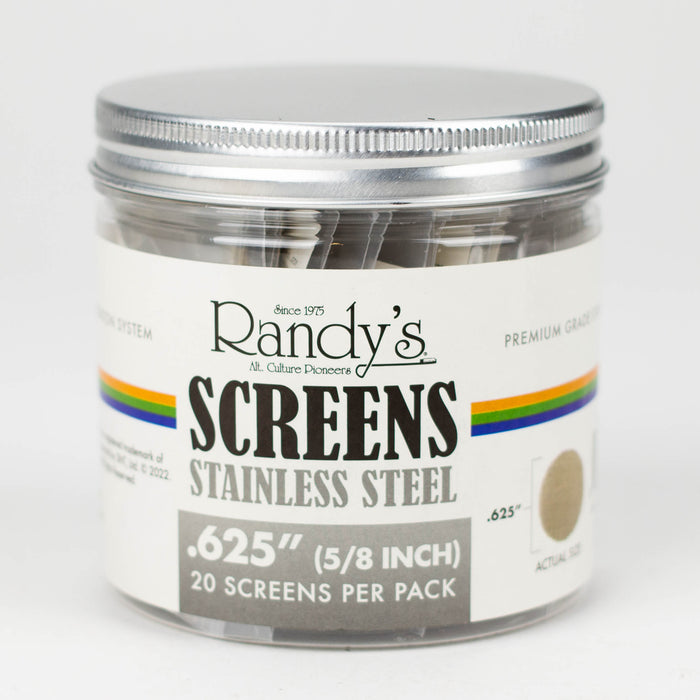 Randy's | Stainless Steel Screen Jar of 36