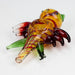 4-3/4" Bat Insideout Glass Smoking Pipe [PIP971] Glass NIBO Distribution
