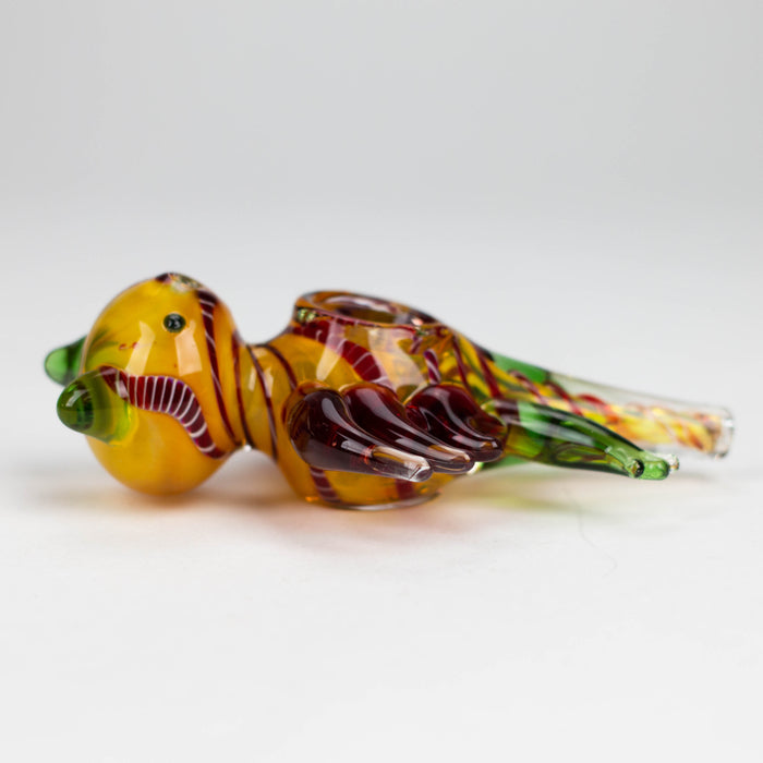 4-3/4" Bat Insideout Glass Smoking Pipe [PIP971] Glass NIBO Distribution