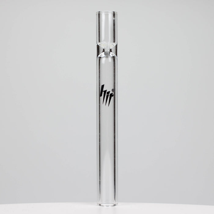 HIT Glass | 4.25" Clear Glass Chillum Pipe Box of 100 Blunt NIBO Distribution