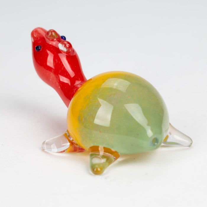 4" Turtle Shape Rasta insideout pipe [PIP976] Glass Hand Pipe NIBO Distribution
