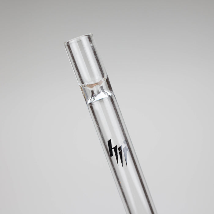 HIT Glass | 4.25" Clear Glass Chillum Pipe Box of 100