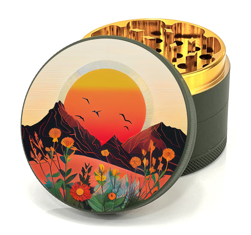 2.5" (63mm) Soft Touch Grinder - Spring Sunrise Design_0