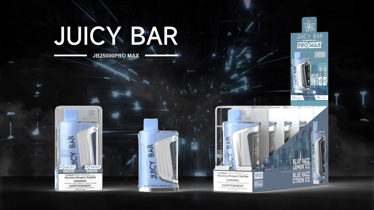 JUICY BAR | JB25000 PROMAX Disposable BOX OF 5 Federal Excise Tax JUICY BAR
