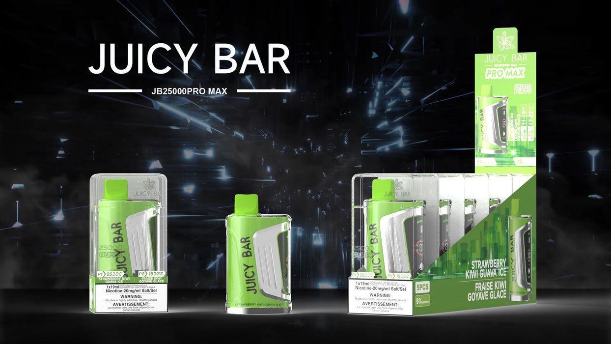 JUICY BAR | JB25000 PROMAX Disposable BOX OF 5 Federal Excise Tax JUICY BAR