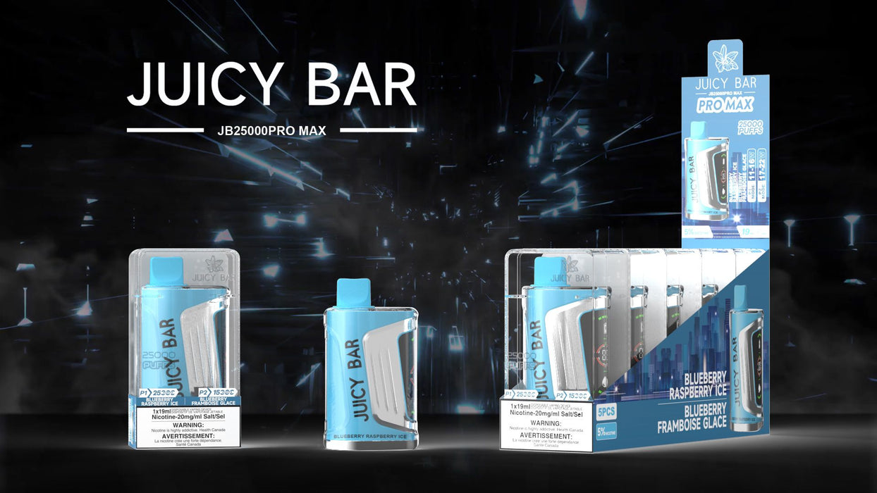 JUICY BAR | JB25000 PROMAX Disposable BOX OF 5 Federal Excise Tax JUICY BAR