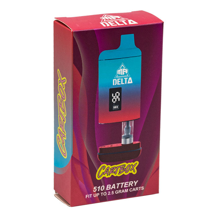 Mr. Delta | 510 Thread Battery Cartbox 6-CT 510 Battery Super Supplys Inc Pink+Blue