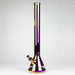 Infyniti | 24"metallic 7mm glass water bong [GP1775] Glass Bong ONE Purple (Rainbow)