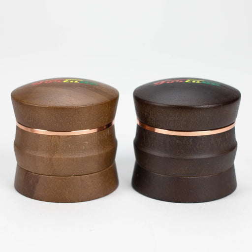 Fortune | Dia 66mmX63mm Four Parts Bamboo & Zinc Box of 6 Herb Grinder Super Supplys Inc