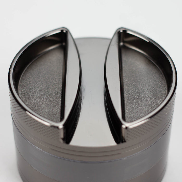 Fortune | 74mm 4 parts metal herb grinder [G092] Display Pack Super Supplys Inc