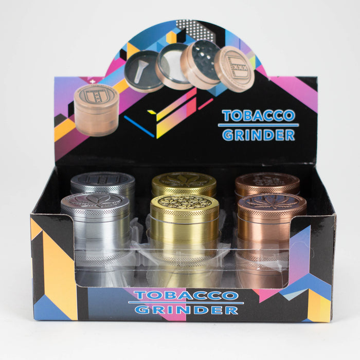 Dia 50*37mm High Duty Hemp Grinder Box of 12 Display Pack Super Supplys Inc