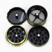Leaf Design 4 parts Herb Grinder Box of 6 Display Pack Super Supplys Inc