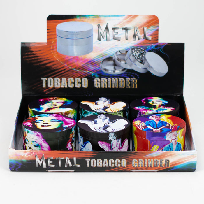 4 Parts Movie star Grinder Box of 6 Display Pack Super Supplys Inc