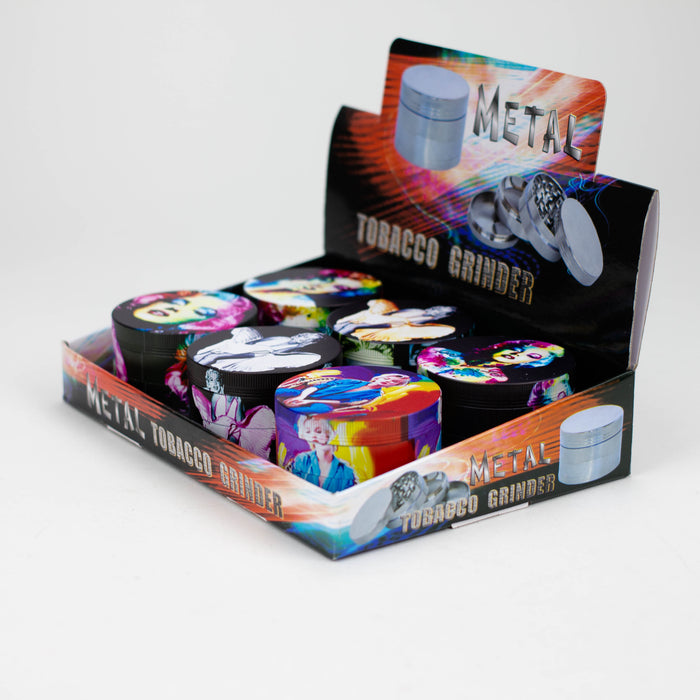 4 Parts Movie star Grinder Box of 6 Display Pack Super Supplys Inc