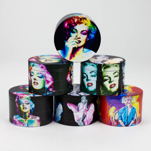 4 Parts Movie star Grinder Box of 6 Herb Grinder Super Supplys Inc