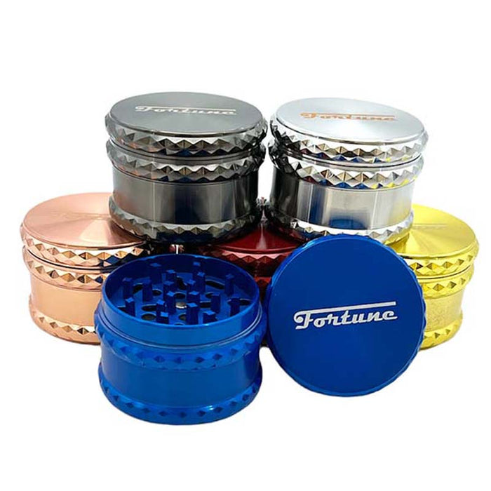 Fortune | 64mm*46mm 4 parts Grinder Box of 6 Display Pack Super Supplys Inc