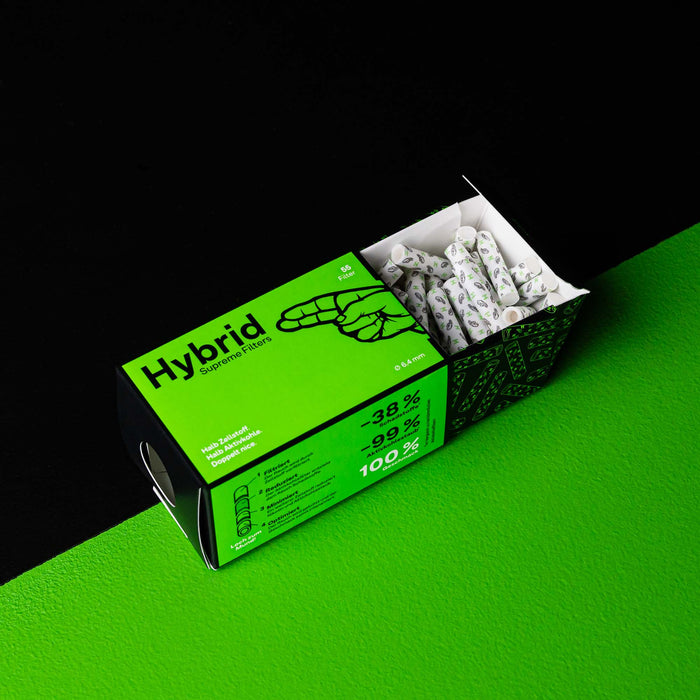 Hybrid Supreme Filters | Display Box "Box 55" (8 units) ROLLING ACCESSORIES Hybrid Supreme Filter