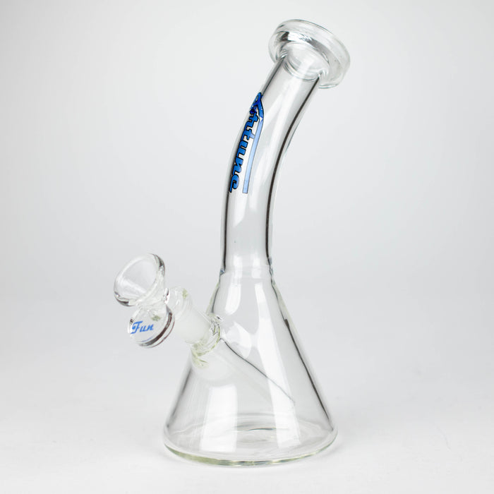 Fortune | 8" Bong With Slider Glass Bong Super Supplys Inc Blue