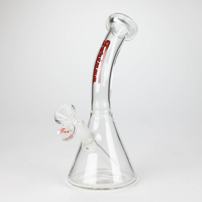 Fortune | 8" Bong With Slider Glass Bong Super Supplys Inc Red