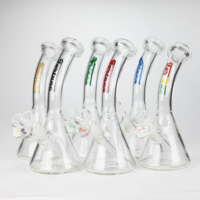 Fortune | 8" Bong With Slider Glass Bong Super Supplys Inc