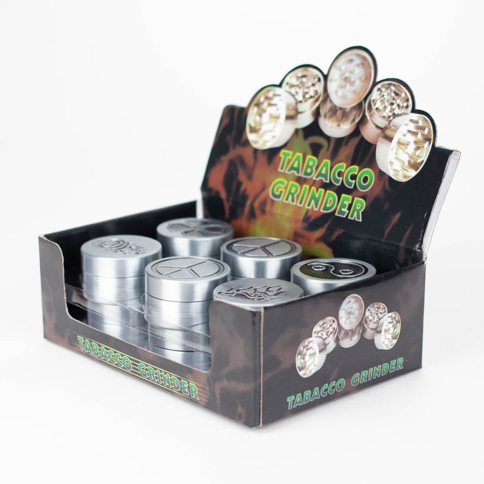 Fortune | 3 Parts Herb Grinder Box of 12 Display Pack Super Supplys Inc