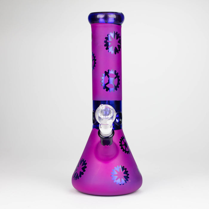12" Purple Wheel Glass Water Bong Beaker Bong THEBOOMBOXCLUB Canada