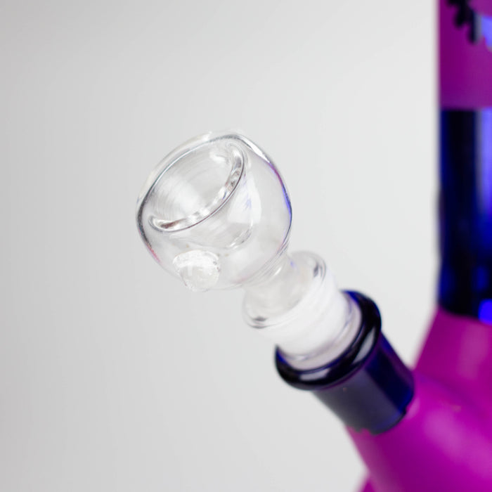 12" Purple Wheel Glass Water Bong Beaker Bong THEBOOMBOXCLUB Canada